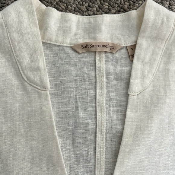 Soft Surroundings 100% linen maxi dress - Picture 2 of 3